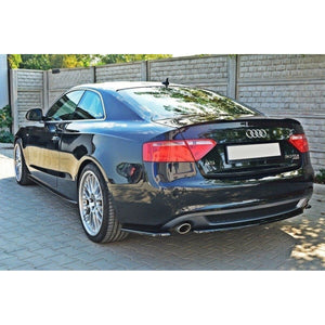 Maxton side splitters til Audi A5 Coupe / Sportback S-Line 8T – blank sort – billede 1 af 3