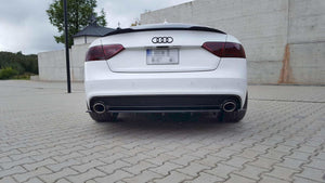 Maxton side splitters til Audi A5 S-Line 8T Facelift (FACELIFT) – blank sort – billede 2 af 5