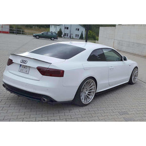 Maxton side splitters til Audi A5 S-Line 8T Facelift (FACELIFT) – blank sort – billede 3 af 5
