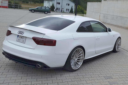 Maxton side splitters til Audi A5 S-Line 8T Facelift (FACELIFT) – blank sort – billede 3 af 5