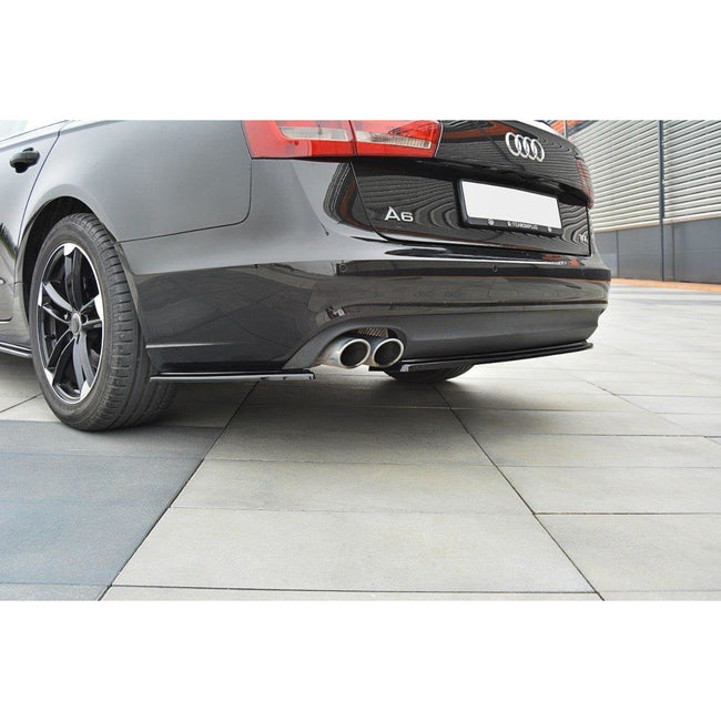 Maxton side splitters til Audi A6 Avant / Sedan C7 – blank sort – billede 1 af 5