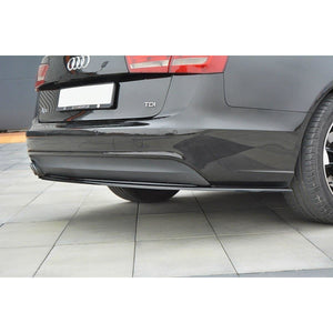 Maxton side splitters til Audi A6 Avant / Sedan C7 – blank sort – billede 5 af 5