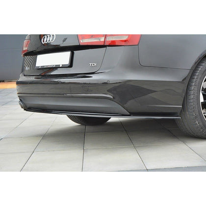 Maxton side splitters til Audi A6 Avant / Sedan C7 – blank sort – billede 5 af 5