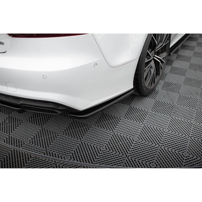 Maxton side splitters til Audi A7 S-Line Facelift – blank sort – billede 1 af 5