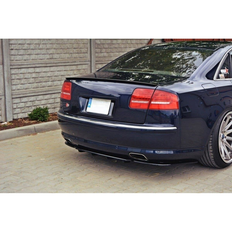 Maxton side splitters til Audi A8 W12 D3 – blank sort – billede 1 af 3