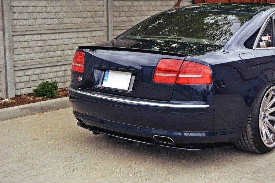 Maxton side splitters til Audi A8 W12 D3 – blank sort – billede 1 af 3