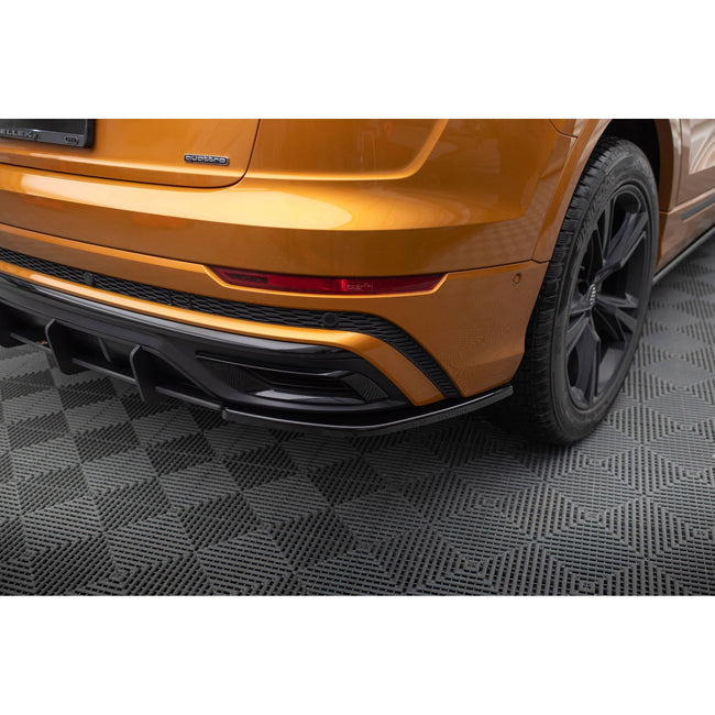 Maxton side splitters til Audi Q8 S-line Mk1 – blank sort – billede 1 af 5