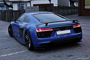 Maxton side splitters til Audi R8 Mk.2 – blank sort – billede 2 af 4