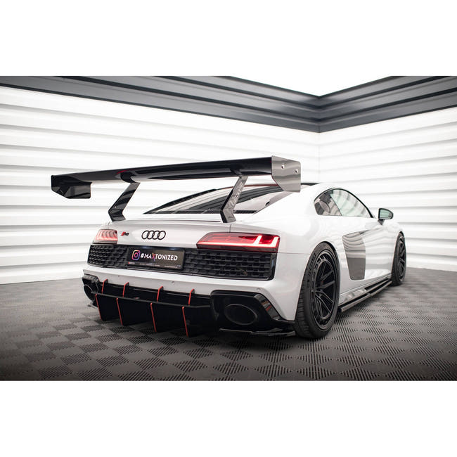 Maxton side splitters til Audi R8 Mk2 Facelift – blank sort – billede 2 af 6