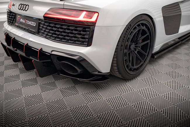 Maxton side splitters til Audi R8 Mk2 Facelift – blank sort – billede 1 af 6
