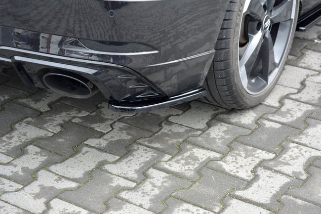 Maxton side splitters til Audi RS3 8V Facelift Sportback – blank sort – billede 1 af 5