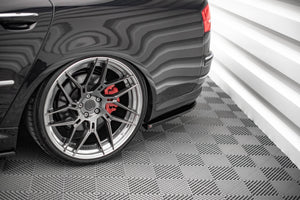 Maxton side splitters til Audi S8 D3 – blank sort – billede 2 af 4