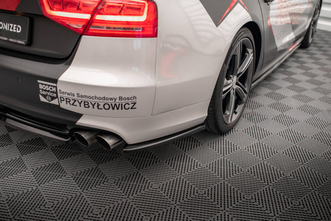 Maxton side splitters til Audi S8 D4 – blank sort – billede 1 af 5