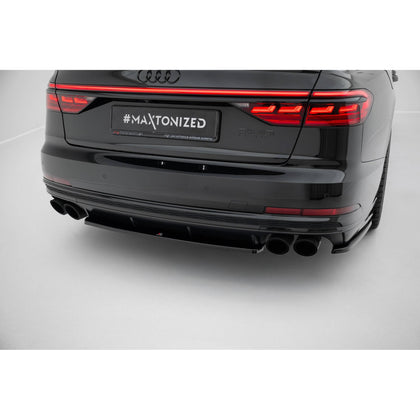 Maxton side splitters til Audi S8 D5 – blank sort – billede 2 af 6