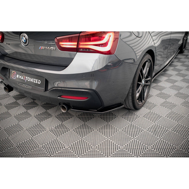 Maxton side splitters til BMW 1 F20/F21 M-Power (Facelift) – blank sort – billede 1 af 5