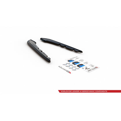 Maxton side splitters til BMW 3 E91 Facelift – blank sort – billede 8 af 8