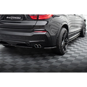 Maxton side splitters til BMW X4 M-PACK – blank sort – billede 1 af 5