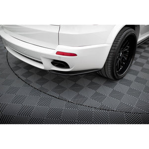 Maxton side splitters til BMW X5 E70 Facelit M-pack – blank sort – billede 1 af 5