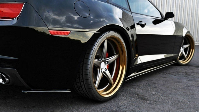 Maxton side splitters til Chevrolet Camaro SS / Standard Mk5 – blank sort – billede 1 af 7
