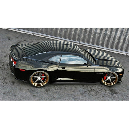 Maxton side splitters til Chevrolet Camaro SS / Standard Mk5 – blank sort – billede 2 af 7