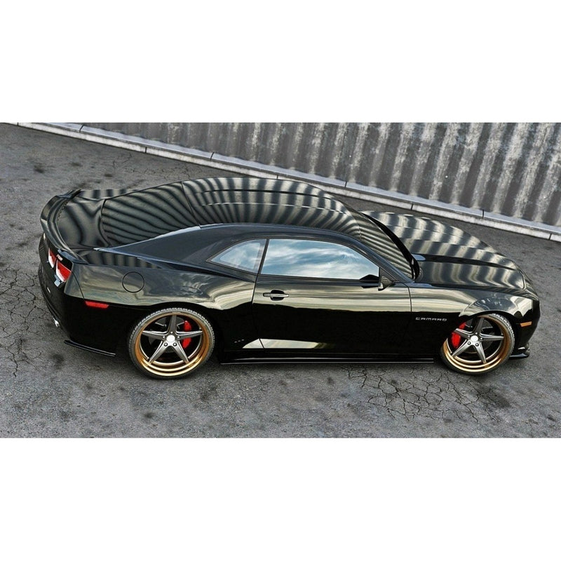 Maxton side splitters til Chevrolet Camaro SS / Standard Mk5 – blank sort – billede 2 af 7