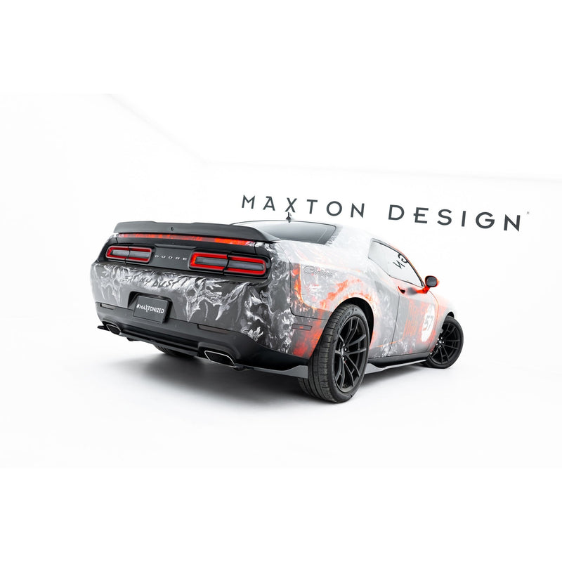 Maxton side splitters til Dodge Challenger GT Mk3 Facelift – blank sort – billede 3 af 7