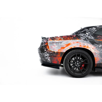 Maxton side splitters til Dodge Challenger GT Mk3 Facelift – blank sort – billede 4 af 7