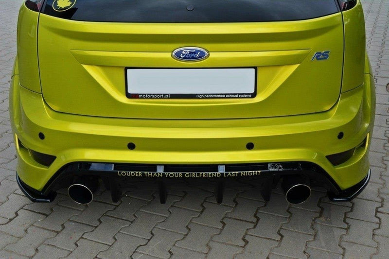 Maxton side splitters til Ford Focus RS Mk2 – blank sort – billede 2 af 5