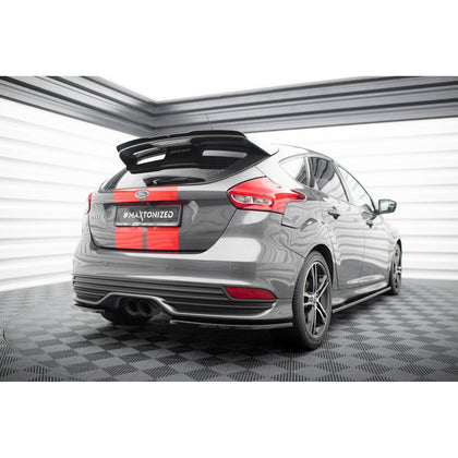 Maxton side splitters til Ford Focus ST Mk3 Facelift – blank sort – billede 2 af 6