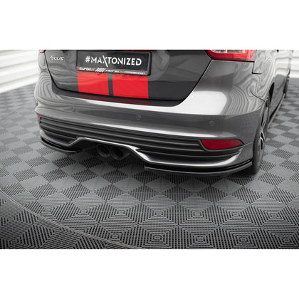 Maxton side splitters til Ford Focus ST Mk3 Facelift – blank sort – billede 3 af 6