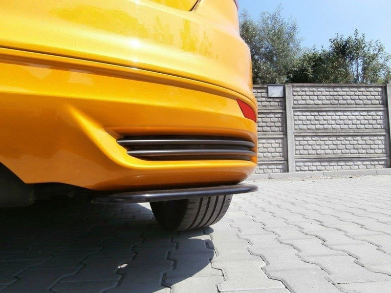 Maxton side splitters til Ford Focus ST Mk3 Hatchback – blank sort – billede 3 af 4