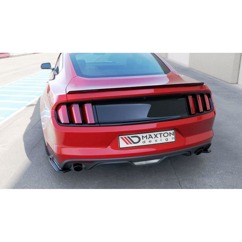 Maxton side splitters til Ford Mustang Mk6 – blank sort – billede 3 af 4
