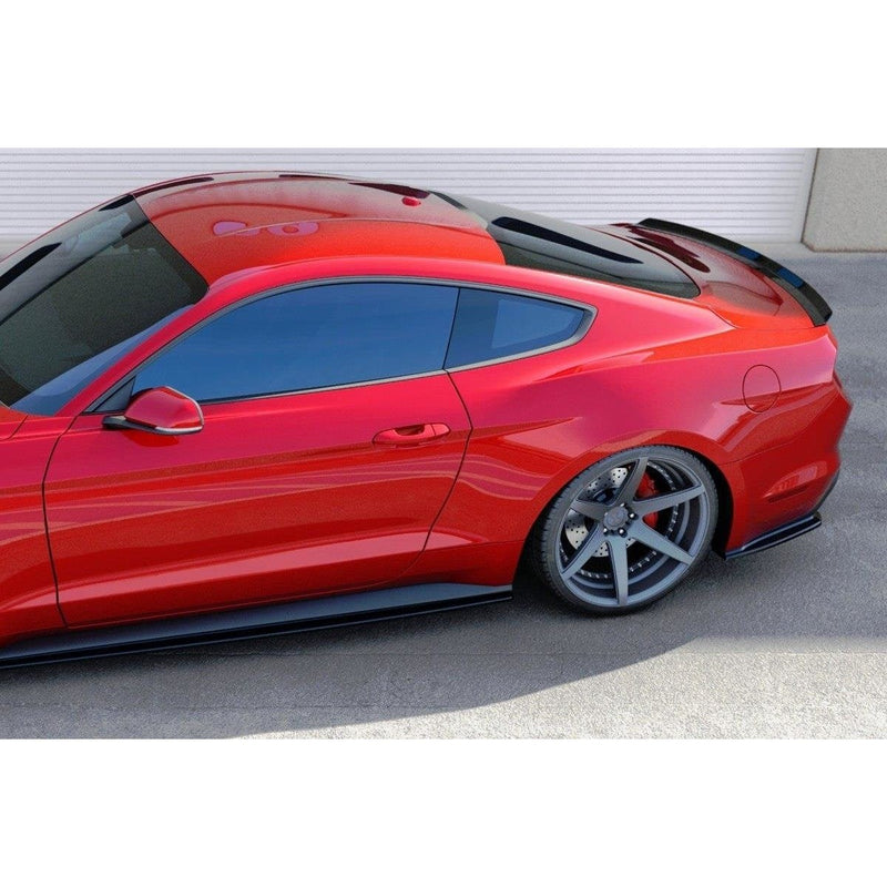 Maxton side splitters til Ford Mustang Mk6 – blank sort – billede 4 af 4