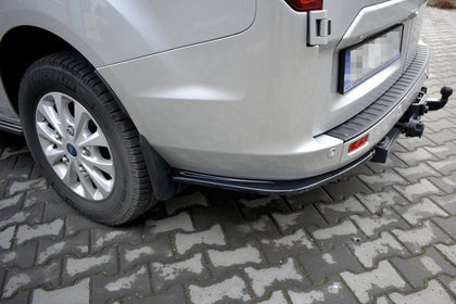 Maxton side splitters til Ford Transit Custom Mk1 Facelift – blank sort – billede 2 af 7