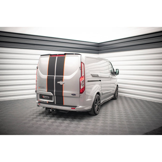 Maxton side splitters til Ford Transit Custom ST-Line Mk1 Facelift – blank sort – billede 2 af 5