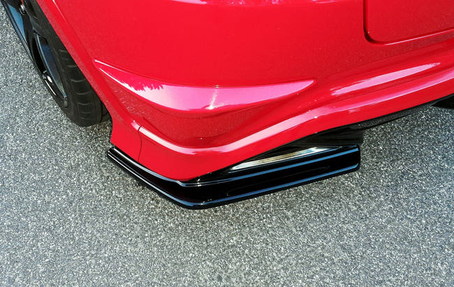 Maxton side splitters til Honda Civic Mk8 TYPE-R GP – blank sort – billede 2 af 4