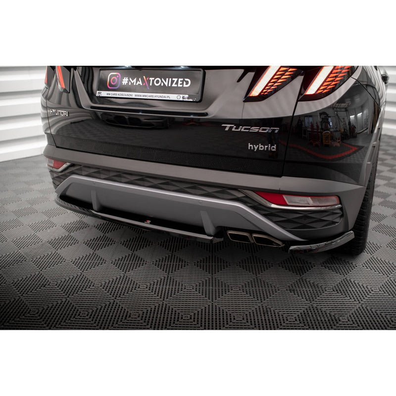 Maxton side splitters til Hyundai Tucson Mk4 – blank sort – billede 2 af 5
