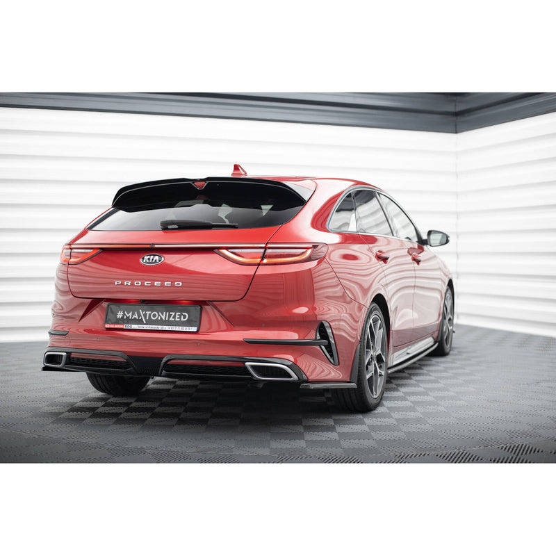 Maxton side splitters til Kia ProCeed GT / GT-Line Mk1 – blank sort – billede 2 af 5