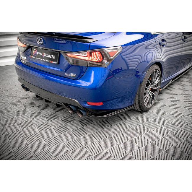 Maxton side splitters til Lexus GS F Mk4 Facelift – blank sort – billede 1 af 5
