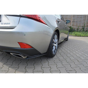 Maxton side splitters til Lexus IS Mk3 Facelift T – blank sort – billede 1 af 5