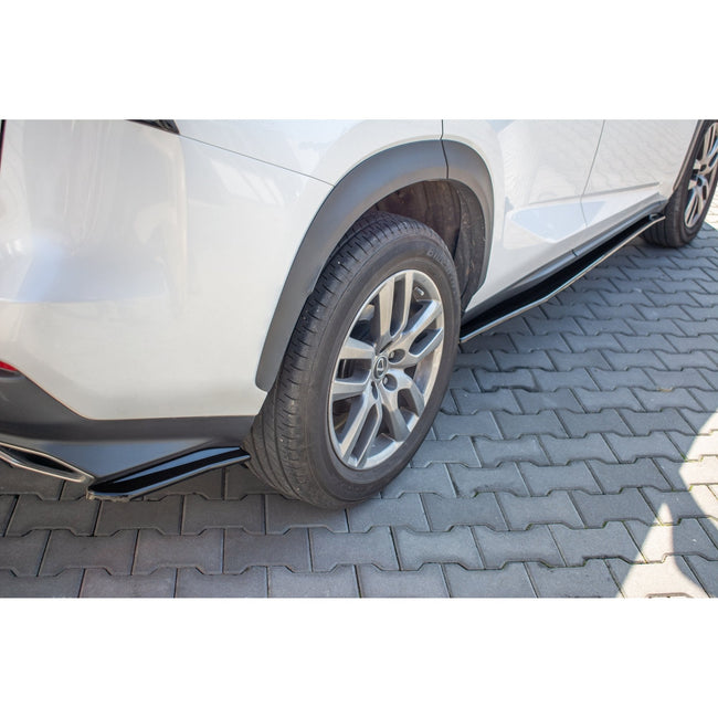 Maxton side splitters til Lexus NX Facelift – blank sort – billede 1 af 6