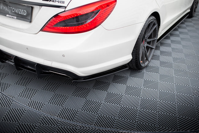 Maxton side splitters til Mercedes-Benz CLS AMG-Line C218 – blank sort – billede 1 af 4