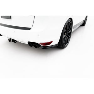 Maxton side splitters til Porsche Cayenne Turbo / Standard Mk2 – blank sort – billede 1 af 5