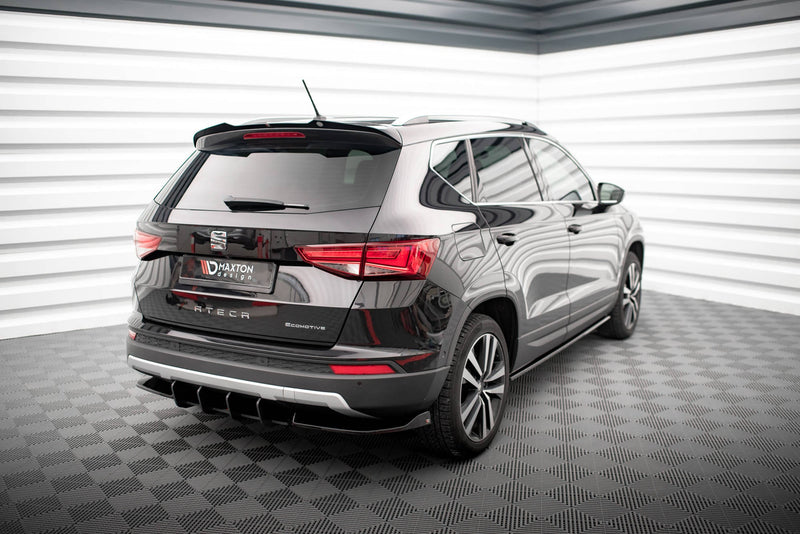 Maxton side splitters til Seat Ateca Mk1 – blank sort – billede 2 af 5