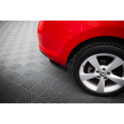 Maxton side splitters til Skoda Rapid Spaceback – blank sort – billede 2 af 6