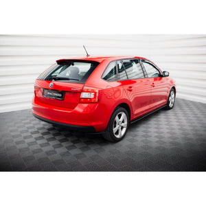 Maxton side splitters til Skoda Rapid Spaceback – blank sort – billede 3 af 6