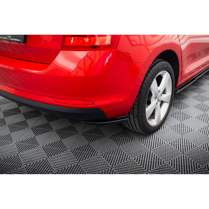 Maxton side splitters til Skoda Rapid Spaceback – blank sort – billede 1 af 6