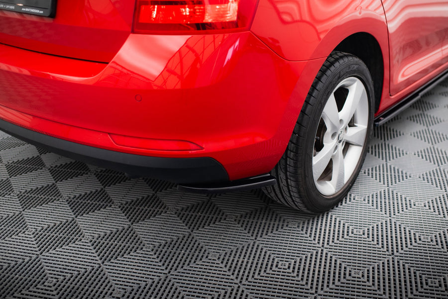 Maxton side splitters til Skoda Rapid Spaceback – blank sort – billede 1 af 6