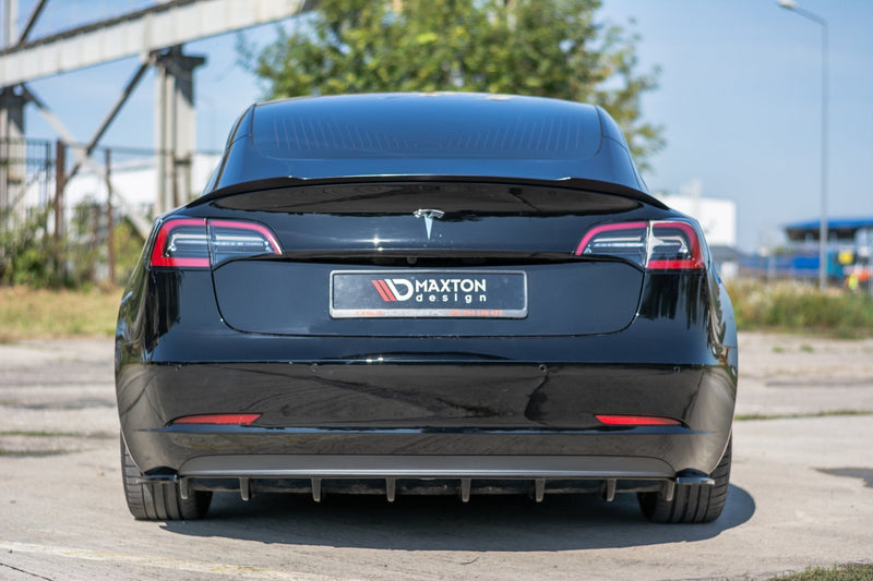 Maxton side splitters til Tesla Model 3 – blank sort – billede 3 af 6