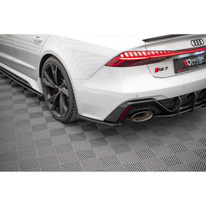 Maxton side splitters til Audi RS7 C8 – blank sort – billede 1 af 4